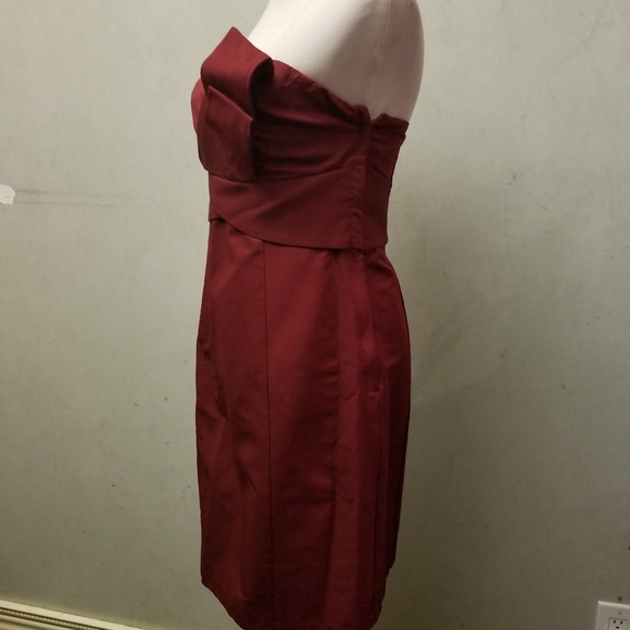 The Limited maroon tube top dress (N33) - Picture 5 of 7